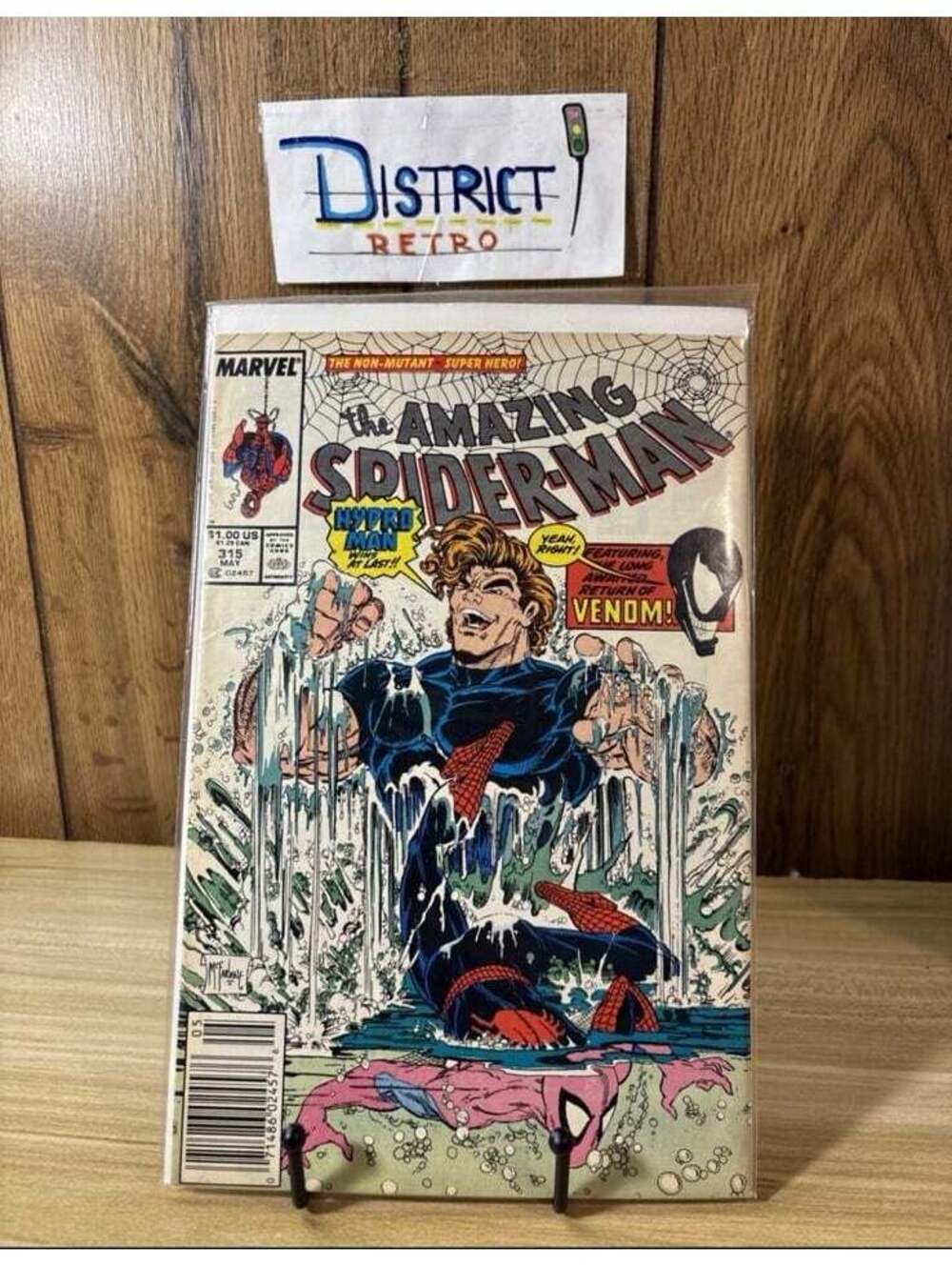 Amazing Spider-man #315 1989 Vemon face on cover (656) VF